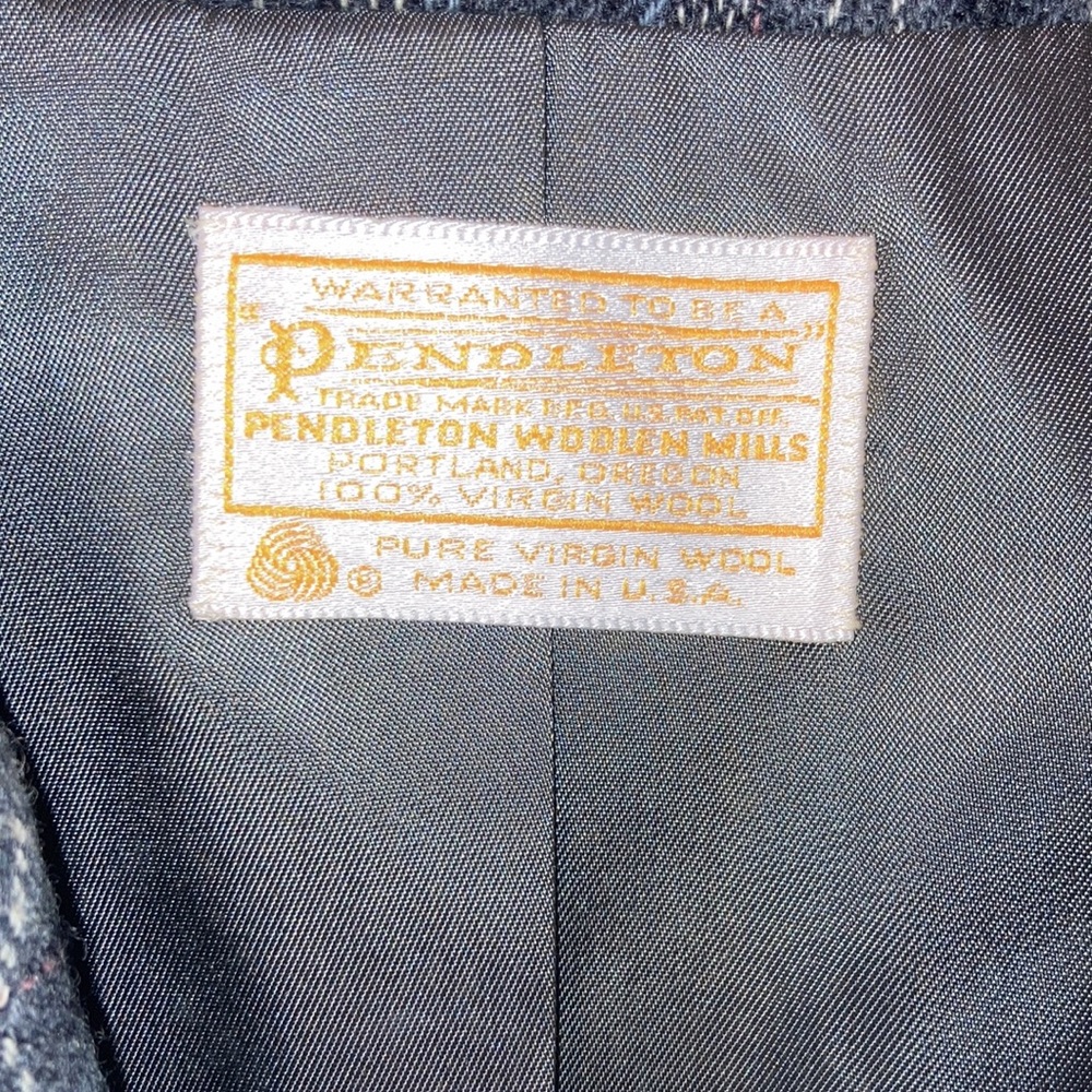 Wool Pendleton Plaid Blazer - image 3